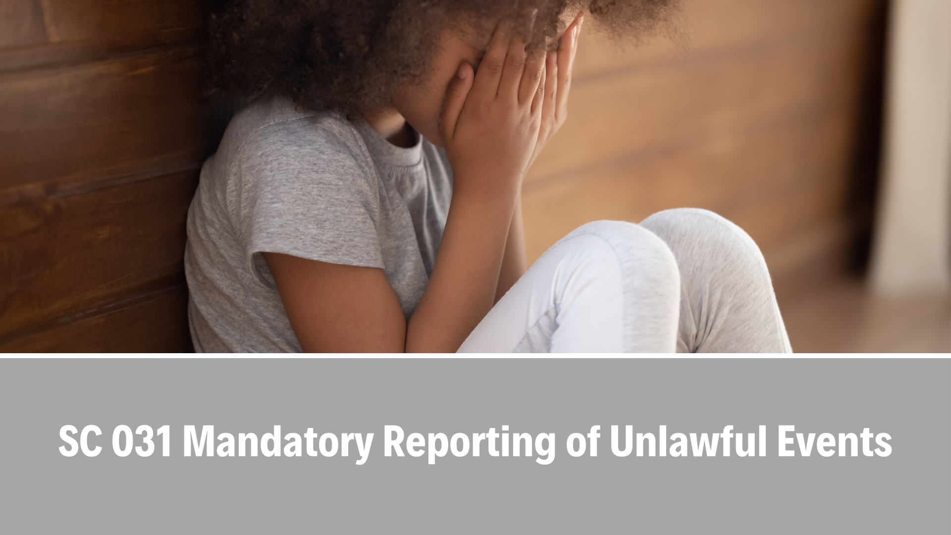 SC 031 Mandatory Reporting of Unlawful Events, V1.0, 23 Feb 2023